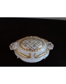 Scatola ovale con swarovski via veneto
